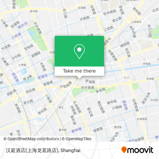 汉庭酒店(上海龙茗路店) map
