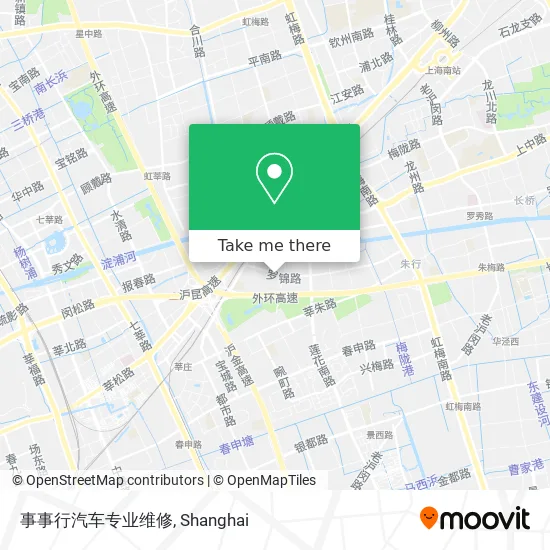 事事行汽车专业维修 map