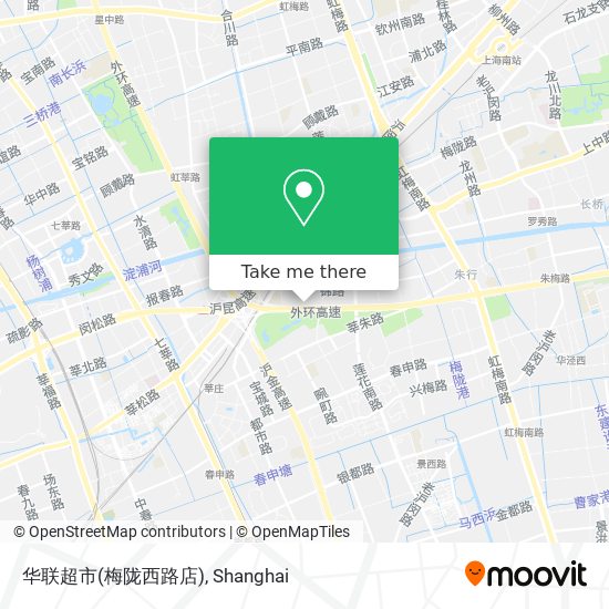 华联超市(梅陇西路店) map