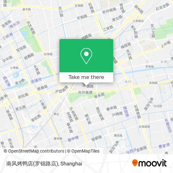 南风烤鸭店(罗锦路店) map