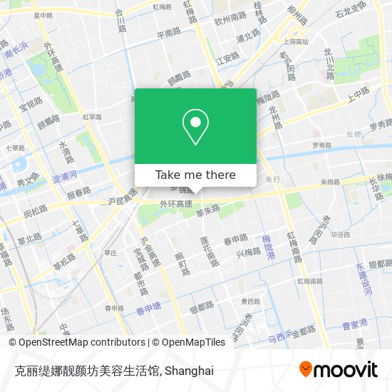 克丽缇娜靓颜坊美容生活馆 map
