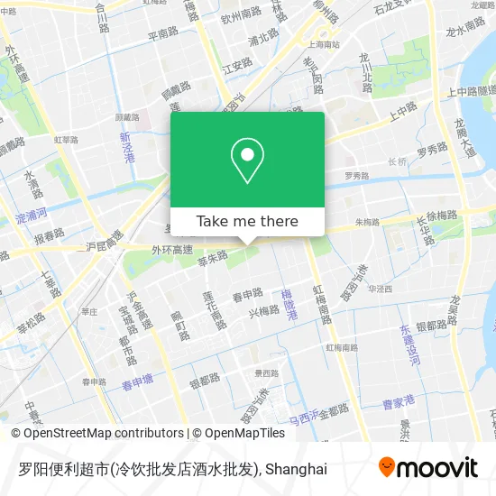 罗阳便利超市(冷饮批发店酒水批发) map