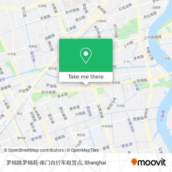 罗锦路罗锦苑-南门自行车租赁点 map