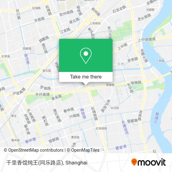 千里香馄饨王(同乐路店) map