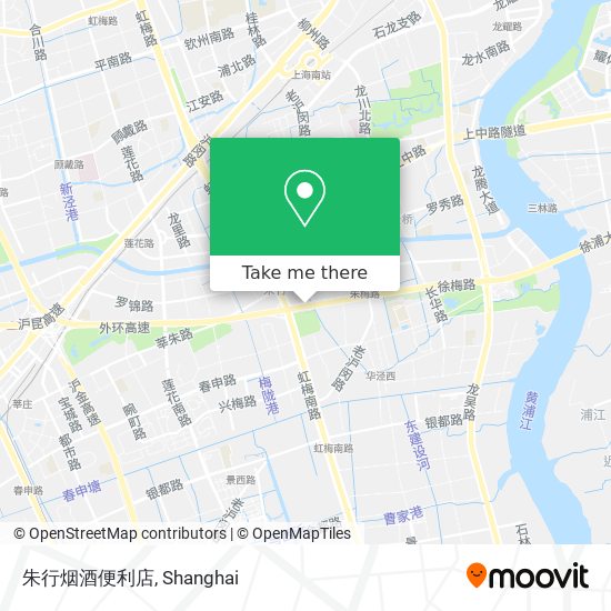 朱行烟酒便利店 map