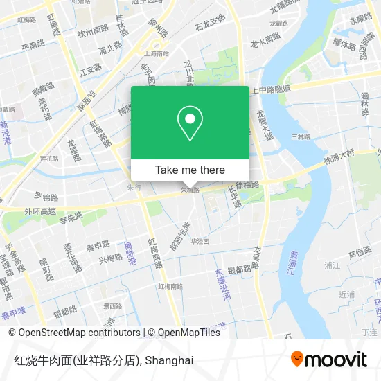 红烧牛肉面(业祥路分店) map