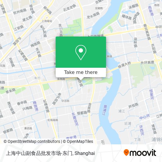 上海中山副食品批发市场-东门 map