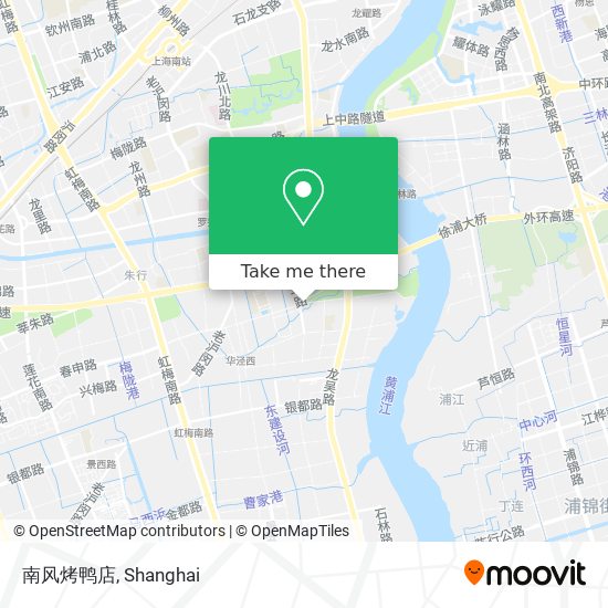 南风烤鸭店 map