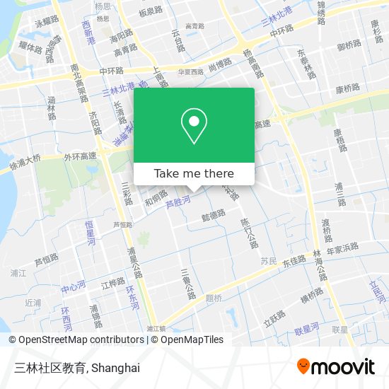 三林社区教育 map