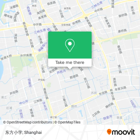 东方小学 map