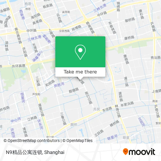 N9精品公寓连锁 map