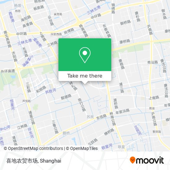 喜地农贸市场 map