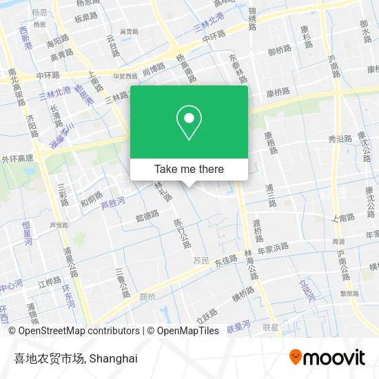 喜地农贸市场 map