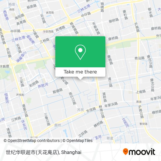 世纪华联超市(天花庵店) map