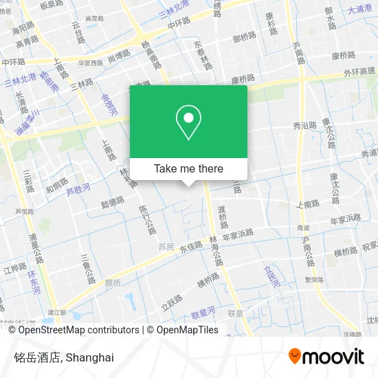 铭岳酒店 map