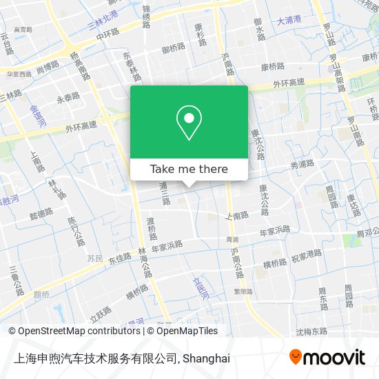 上海申煦汽车技术服务有限公司 map