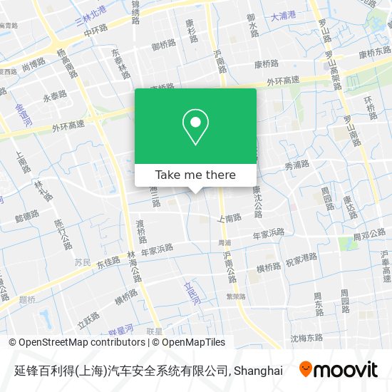 延锋百利得(上海)汽车安全系统有限公司 map