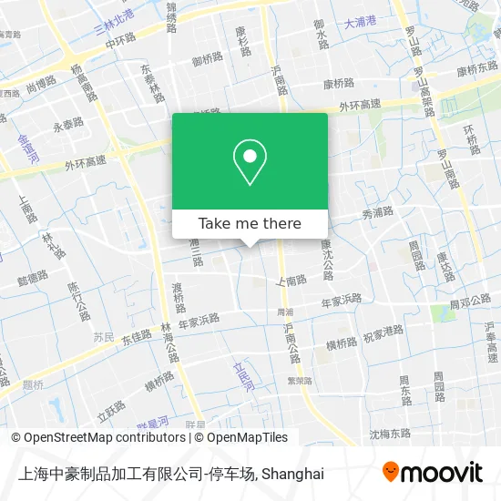 上海中豪制品加工有限公司-停车场 map