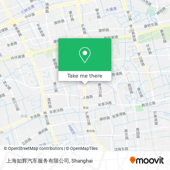 上海如辉汽车服务有限公司 map