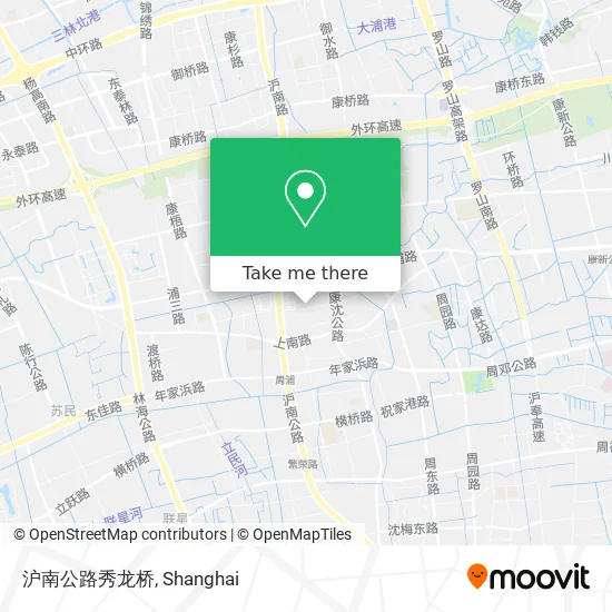 沪南公路秀龙桥 map