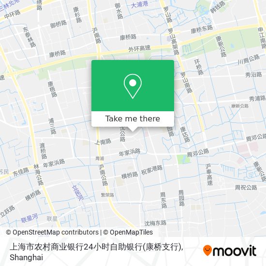 上海市农村商业银行24小时自助银行(康桥支行) map