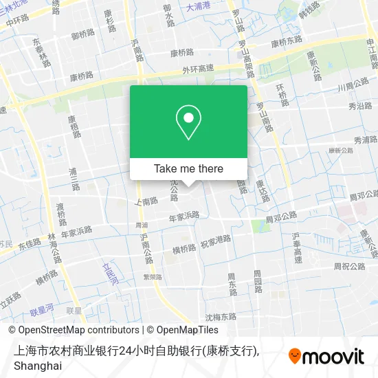 上海市农村商业银行24小时自助银行(康桥支行) map
