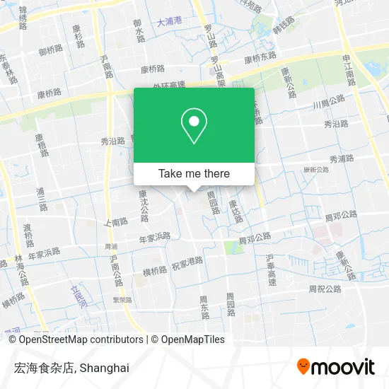 宏海食杂店 map