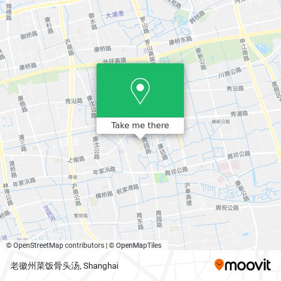 老徽州菜饭骨头汤 map
