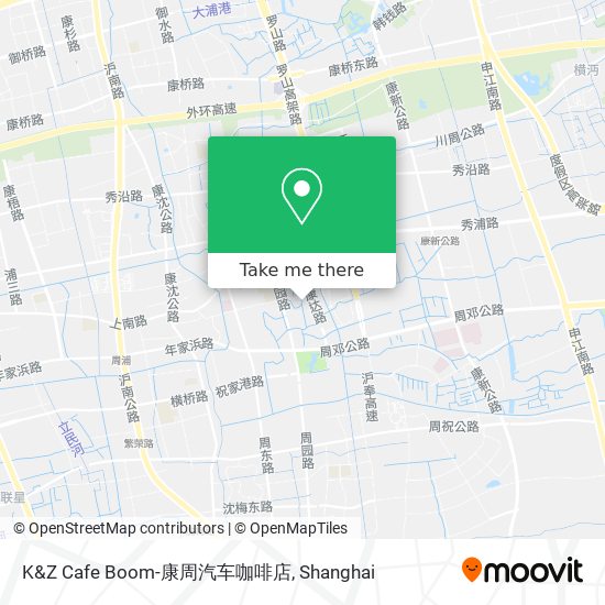 K&Z Cafe Boom-康周汽车咖啡店 map