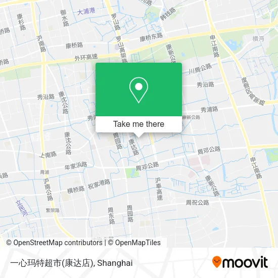 一心玛特超市(康达店) map