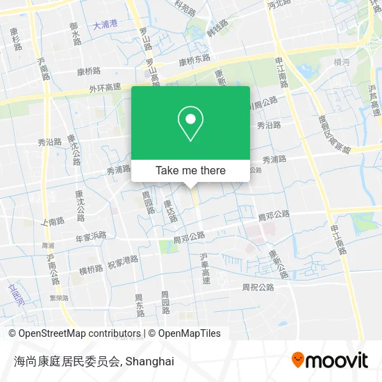 海尚康庭居民委员会 map