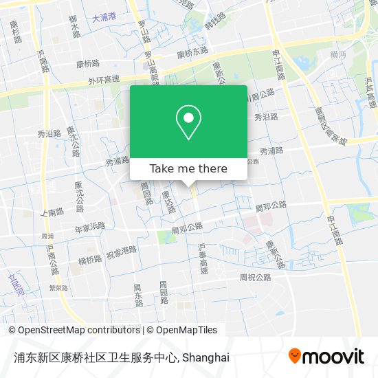 浦东新区康桥社区卫生服务中心 map