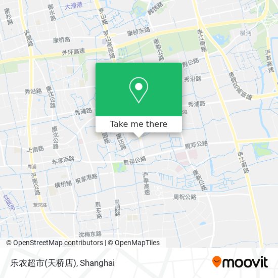 乐农超市(天桥店) map