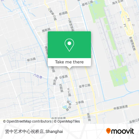 贤中艺术中心祝桥店 map