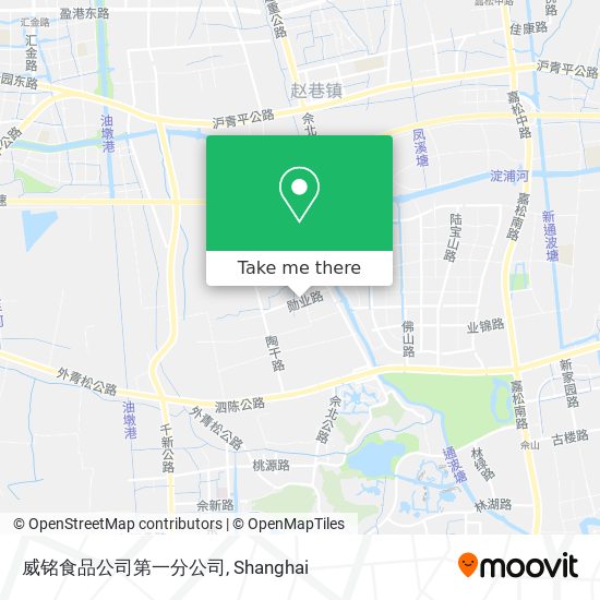 威铭食品公司第一分公司 map