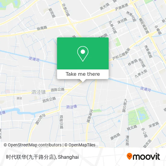 时代联华(九干路分店) map