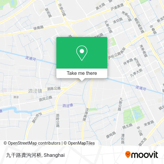 九干路龚沟河桥 map