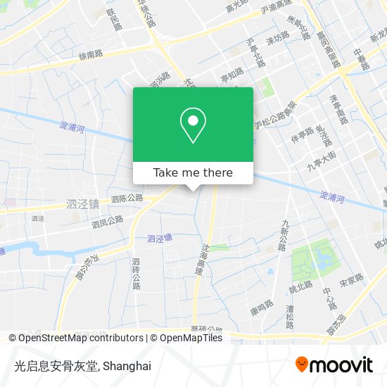 光启息安骨灰堂 map