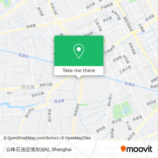 云峰石油淀浦加油站 map