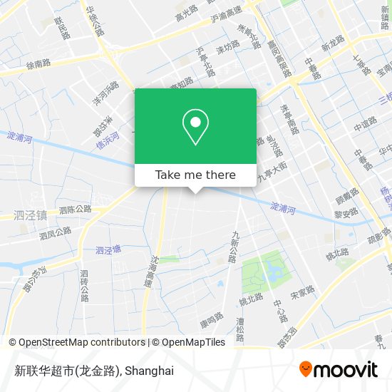 新联华超市(龙金路) map