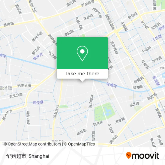 华购超市 map