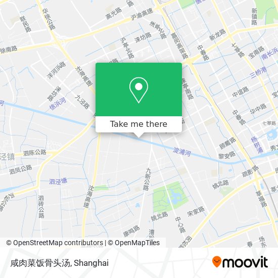 咸肉菜饭骨头汤 map