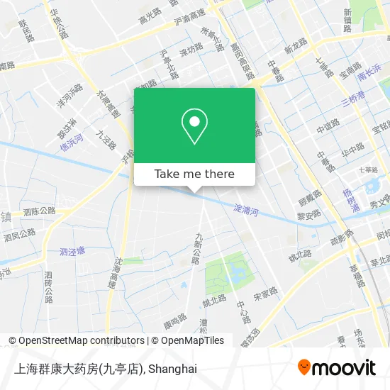 上海群康大药房(九亭店) map
