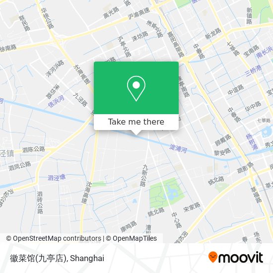 徽菜馆(九亭店) map