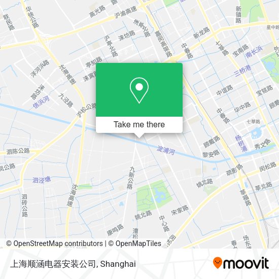 上海顺涵电器安装公司 map