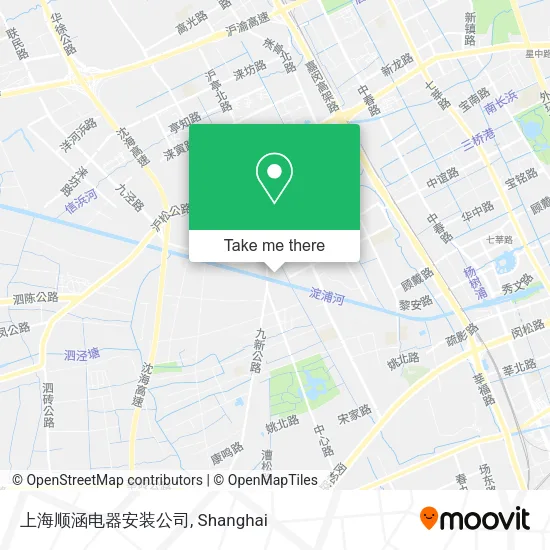 上海顺涵电器安装公司 map
