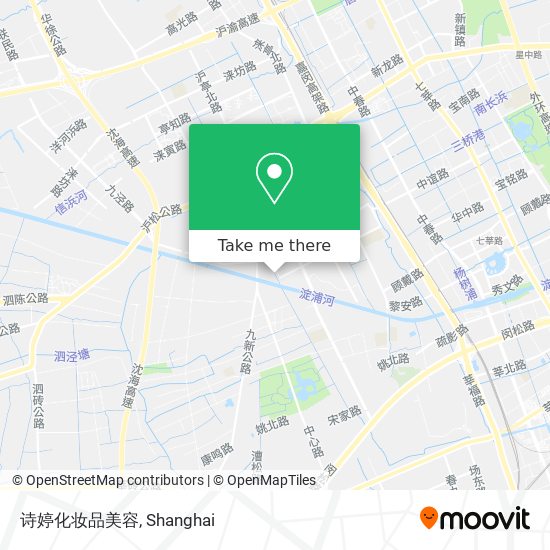 诗婷化妆品美容 map