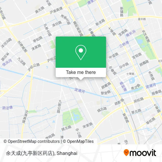 余天成(九亭新区药店) map
