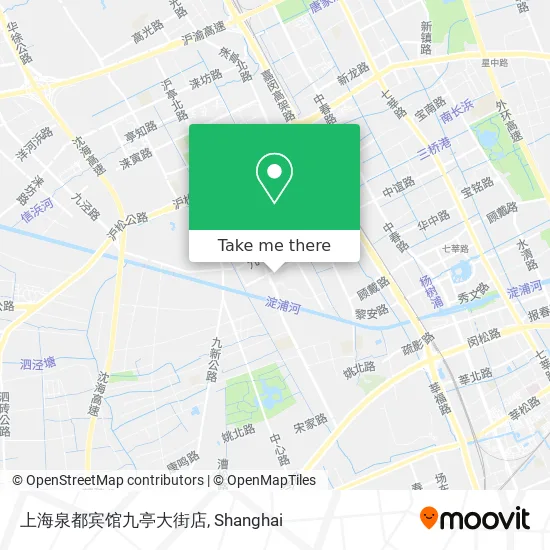 上海泉都宾馆九亭大街店 map