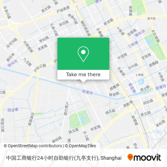 中国工商银行24小时自助银行(九亭支行) map